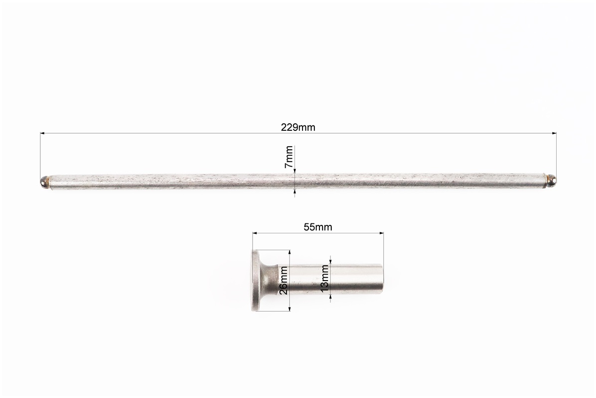 Толкатель + штанга к-кт 4шт R190N — изображение 2