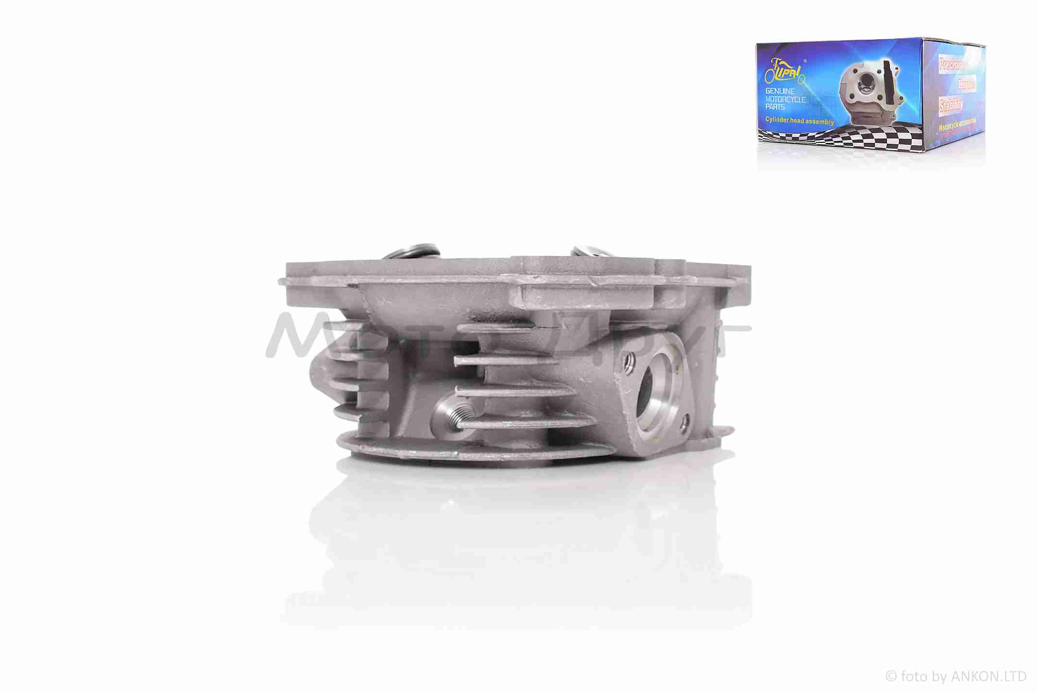 Головка циліндра GY6 80 47mm гола +клапани d16/18 "LIPAI" - Зображення 4