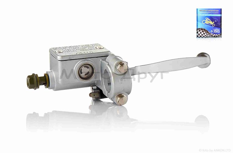 Машинка тормозная  GY6, LEAD  переднего тормоза (правая, низкая)  “LIPAI”  (серая)