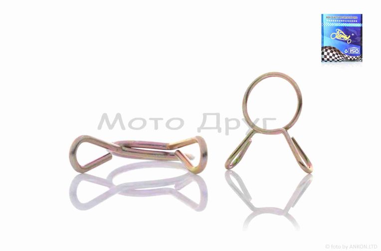 Хомут паливного шланга самозатискного d8