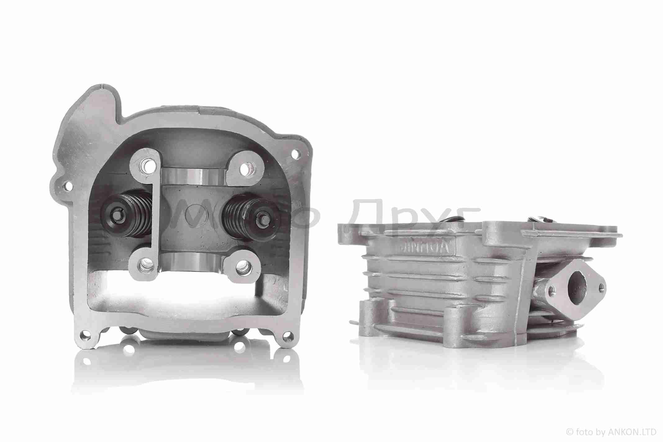Головка циліндра GY6 80 D47, d16/18-L64 гола +клапани - Зображення 2
