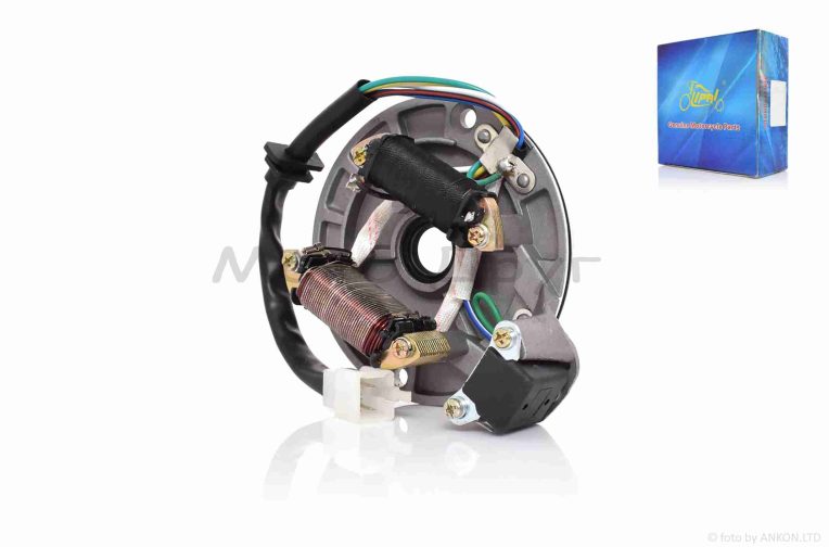 Генератор (статор)  1P52FMI  KAYO 125, TTR125  1+1, 5 проводів  “LIPAI”