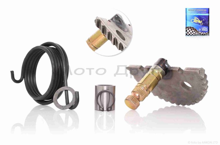 Сектор кикстартера DIO +втулка, пружина, стопор “LIPAI”