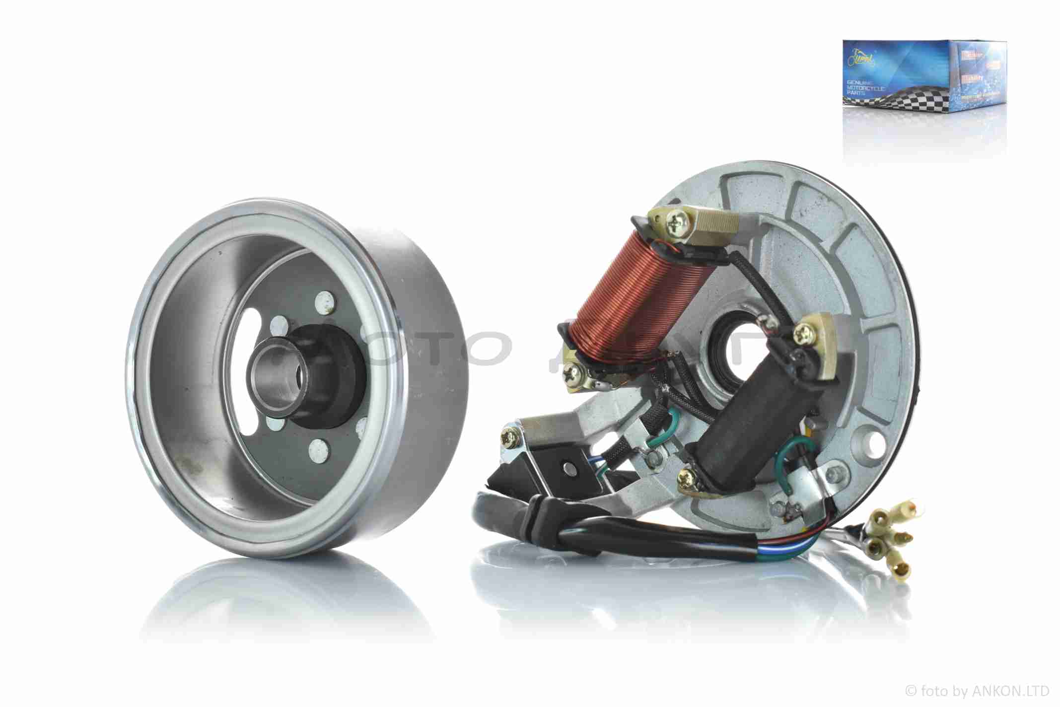 Генератор (в сборе) Alpha, Delta, TTR 1+1 бесстартерный "LIPAI"