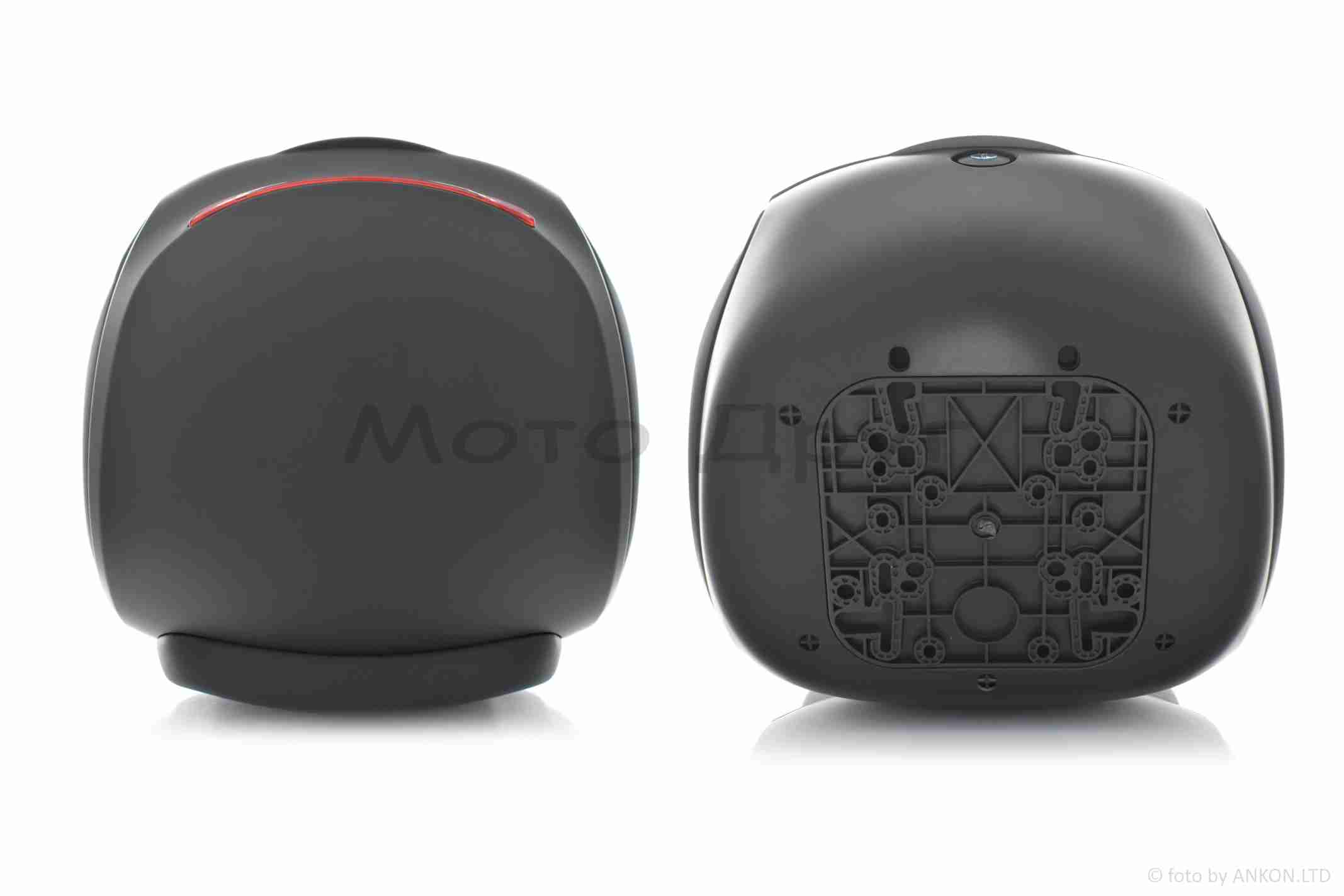 Кофр #1737 350*350*260, 32L (чорний матовий, крапля) - Зображення 3