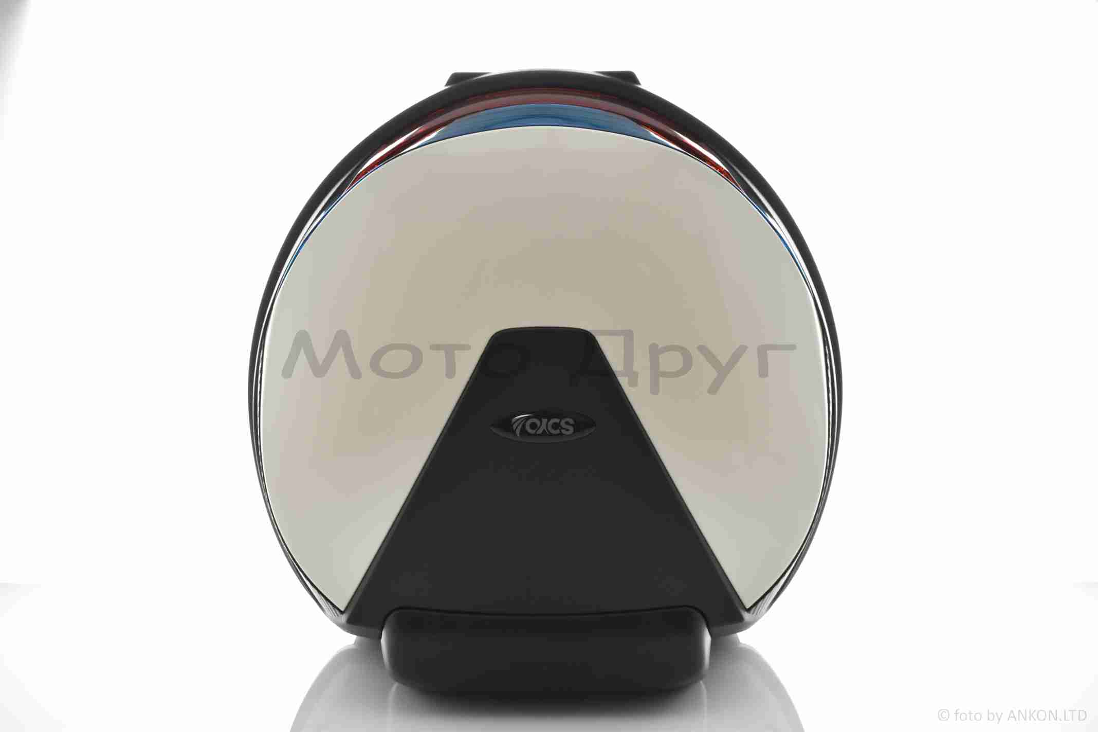 Кофр 54L 410*410*320mm #K30 "SOYO" (чорно-білий, переносний, м'яка спинка) - Зображення 4