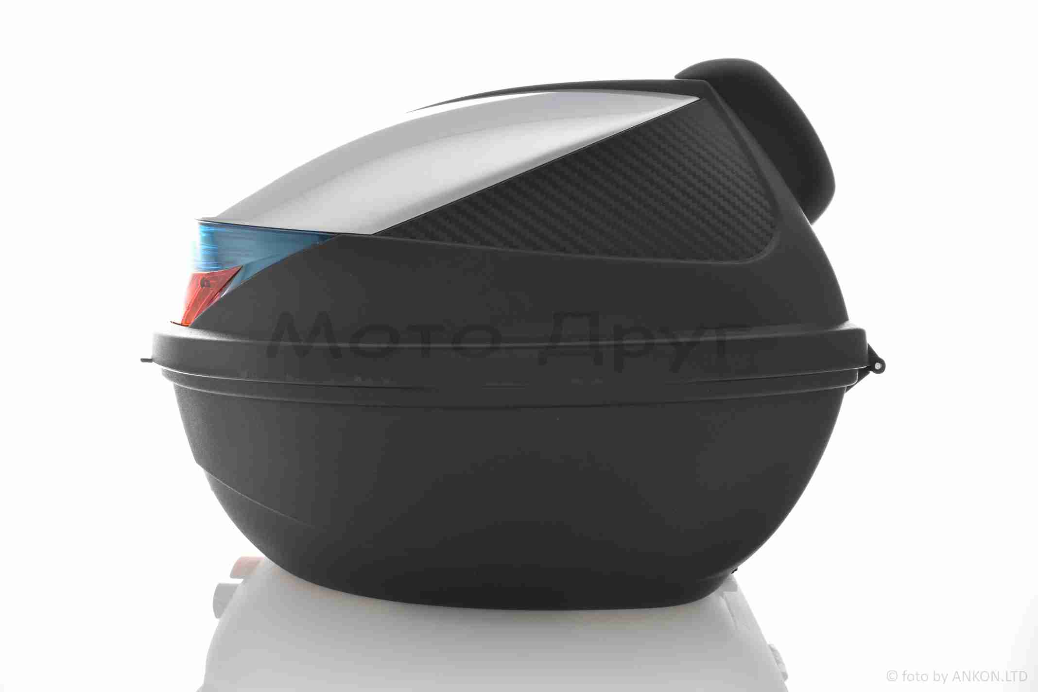 Кофр 54L 410*410*320mm #K30 "SOYO" (чорно-сірий, переносний, м'яка спинка) - Зображення 2