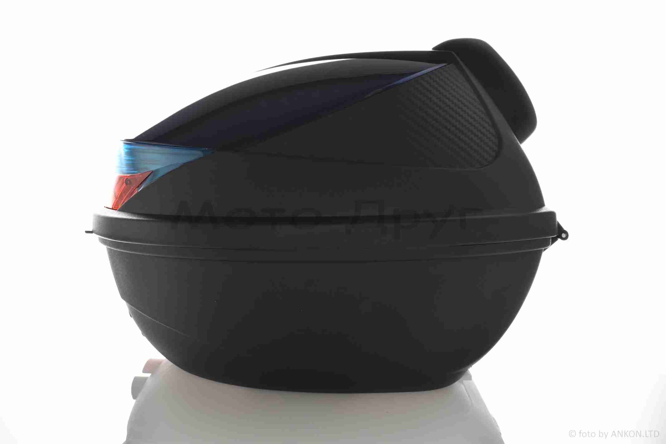 Кофр 54L 410*410*320mm #K30 "SOYO" (чорно-синій, переносний, м'яка спинка) - Зображення 2