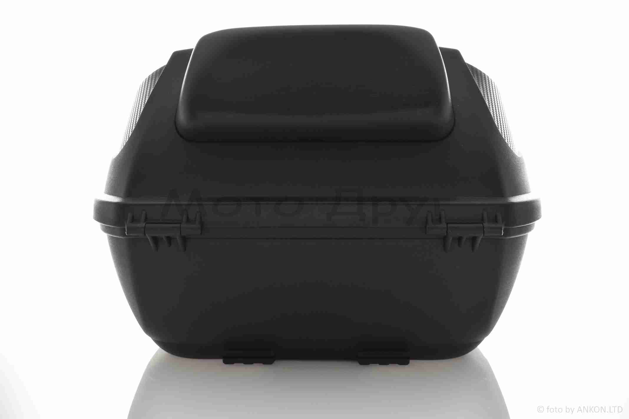 Кофр 54L 410*410*320mm #K30 "SOYO" (чорний глянсовий, переносний, м'яка спинка) - Зображення 3