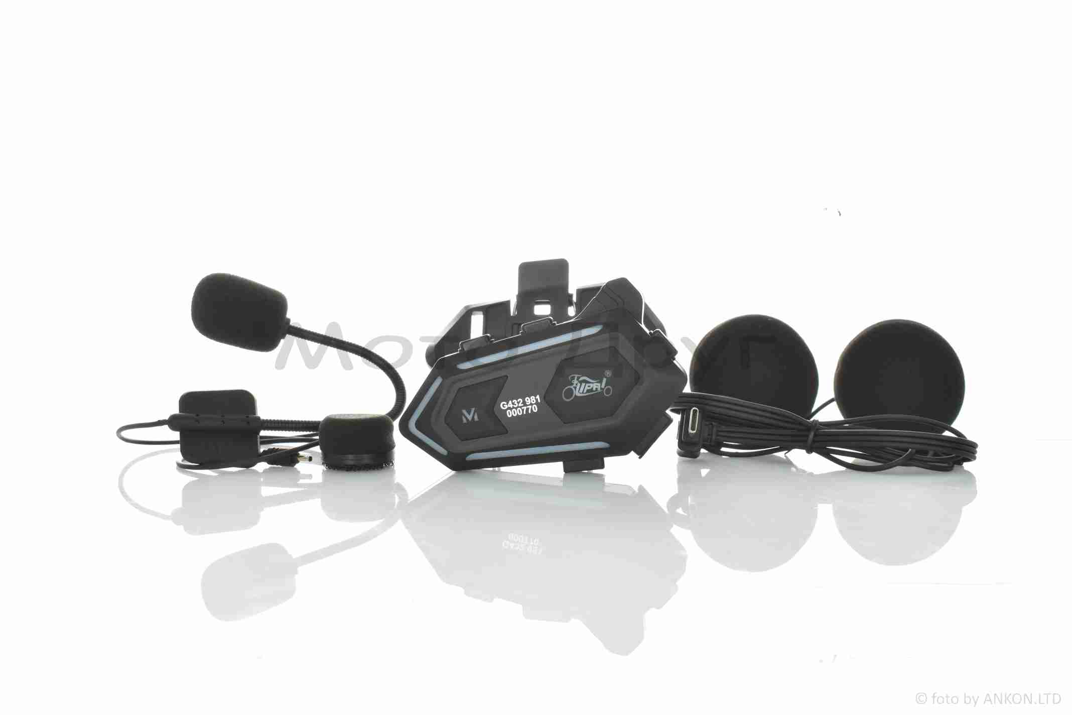 Гарнітура блютуз для мото шолома #Y20 "LIPAI"