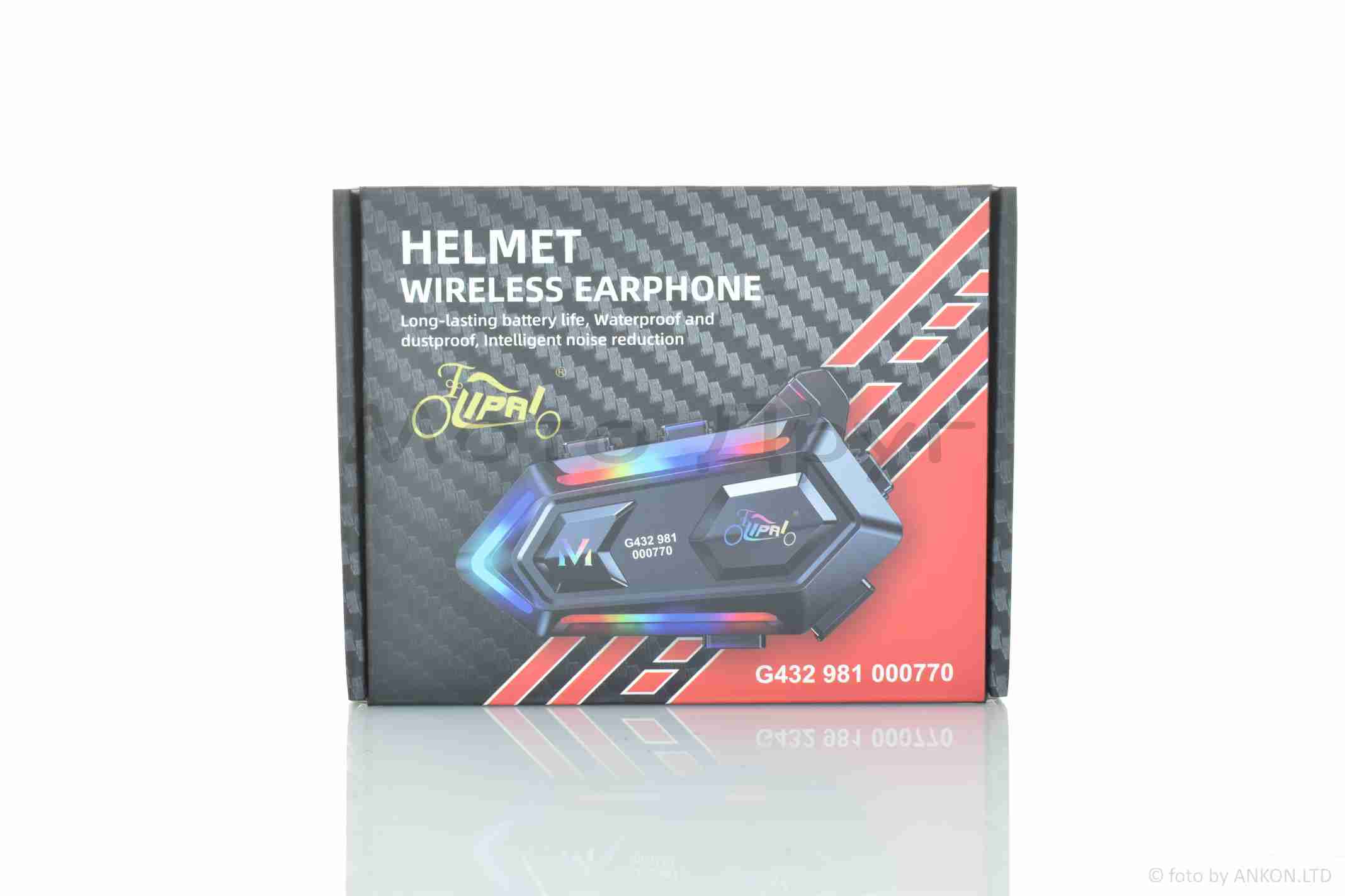 Гарнітура блютуз для мото шолома #Y20 "LIPAI" - Зображення 4