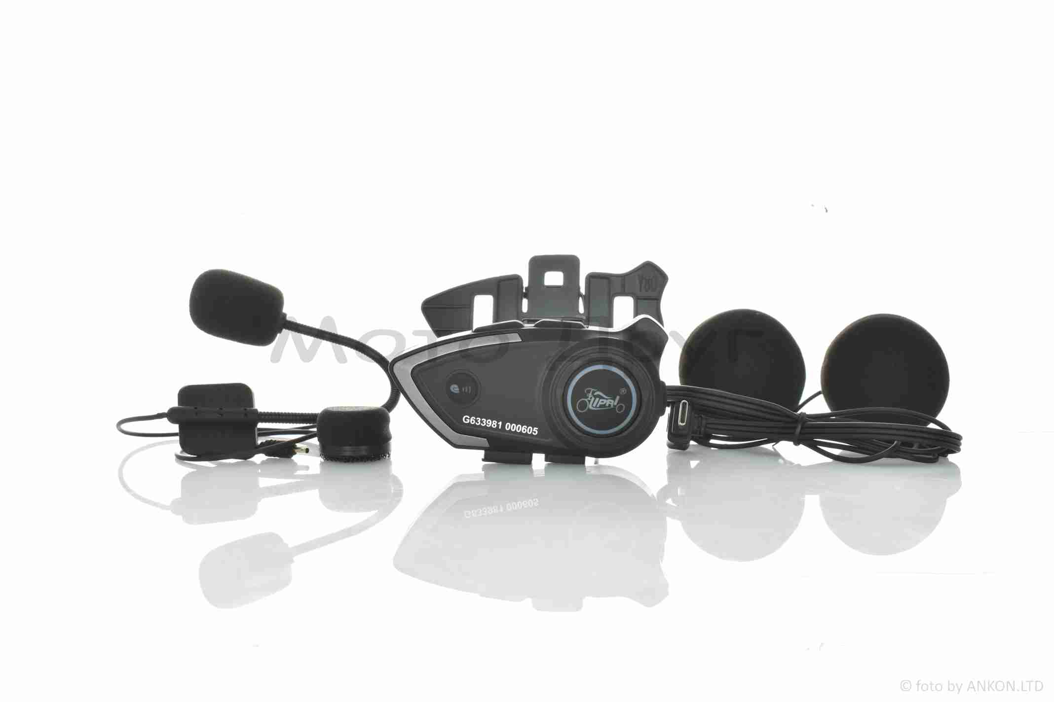 Гарнітура блютуз для мото шолома #Y80 "LIPAI"