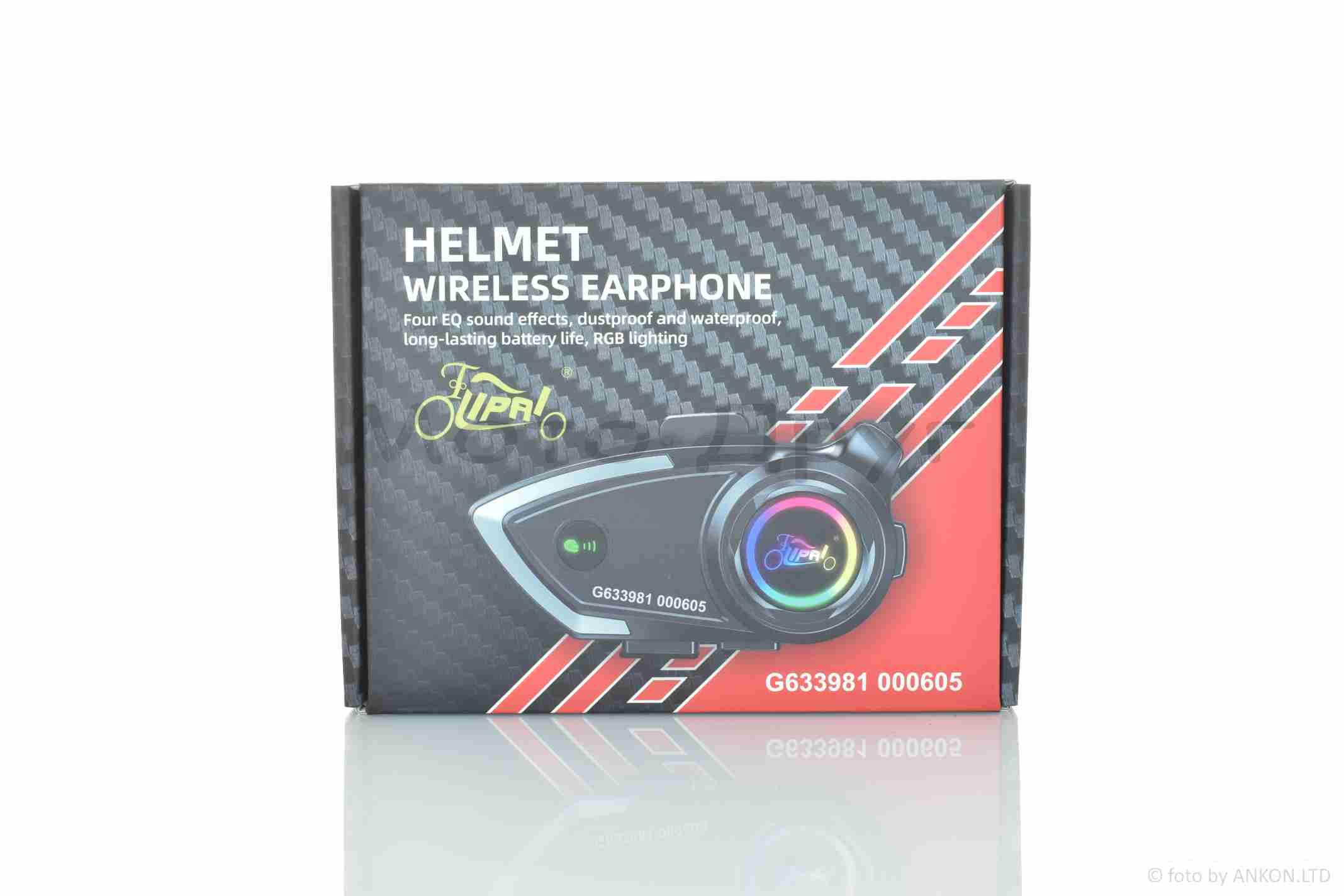 Гарнітура блютуз для мото шолома #Y80 "LIPAI" - Зображення 4