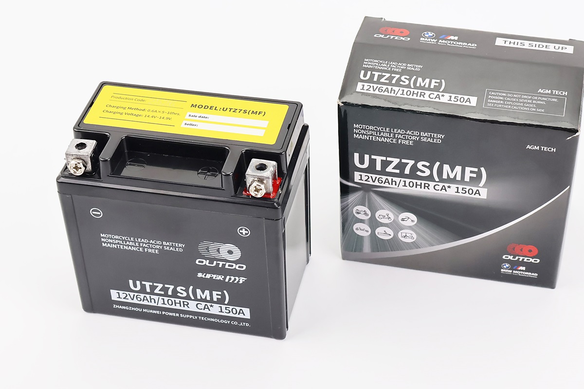 Аккумулятор 12V6Ah UTZ7S(MF) кислотный (L113*W70*H105mm)