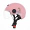 Шлем детский  открытый  (мото 50cc/вело/самокат, розовый #1)