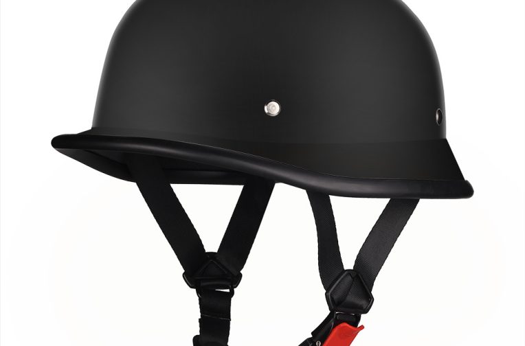 Шолом-каска мото  (чорний матовий) L (59-60см)