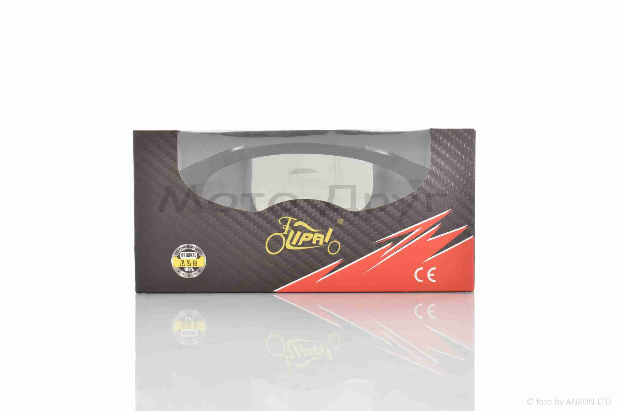 Очки кроссовые "LIPAI" (class A, #LP-Y031-5, визор зеркальный) — изображение 3