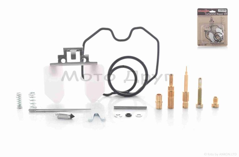 Ремкомплект карбюратора PZ27 +жиклер пускового обогатителя “WEARKEN”