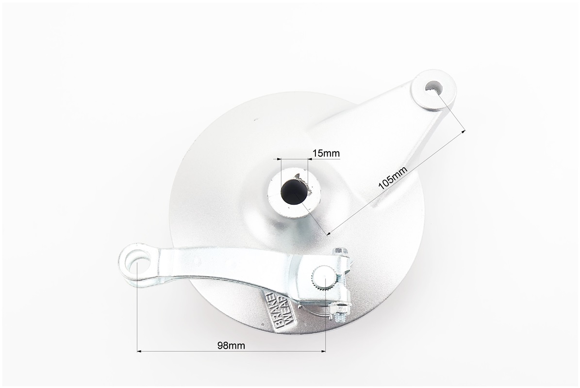 Панель гальмівна задня з колодками на лите колесо - Зображення 3