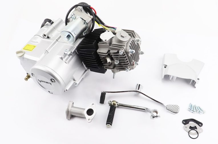 Двигатель мопедный в сборе 110куб (Active) – “автомат”