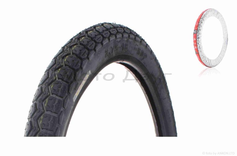 Покрышка мото  18″  2.75-18  #CHEETAH  TT  дорожная  “SERVIS”  ПАКИСТАН