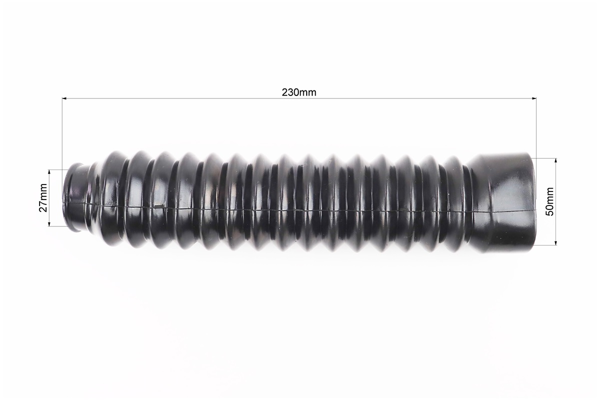 Гофра переднього амортизатора d=30/50; L=230mm к-кт 2шт, ЧОРНИЙ - Зображення 2