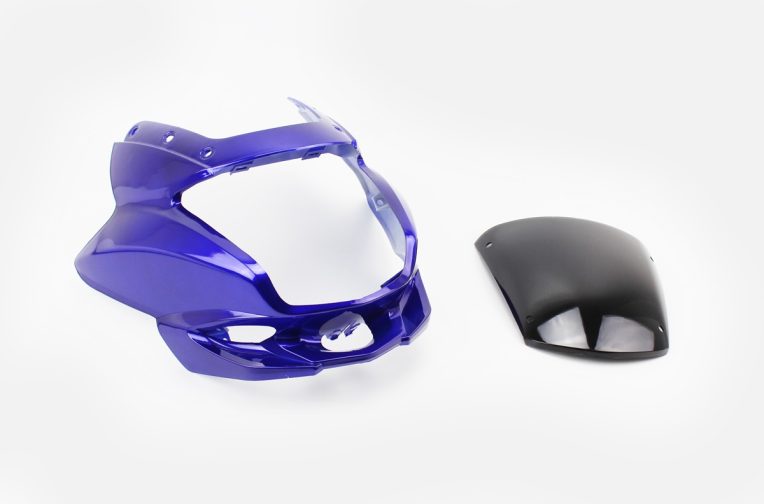 пластик – обтічник фари + вітровик, СИНІЙ