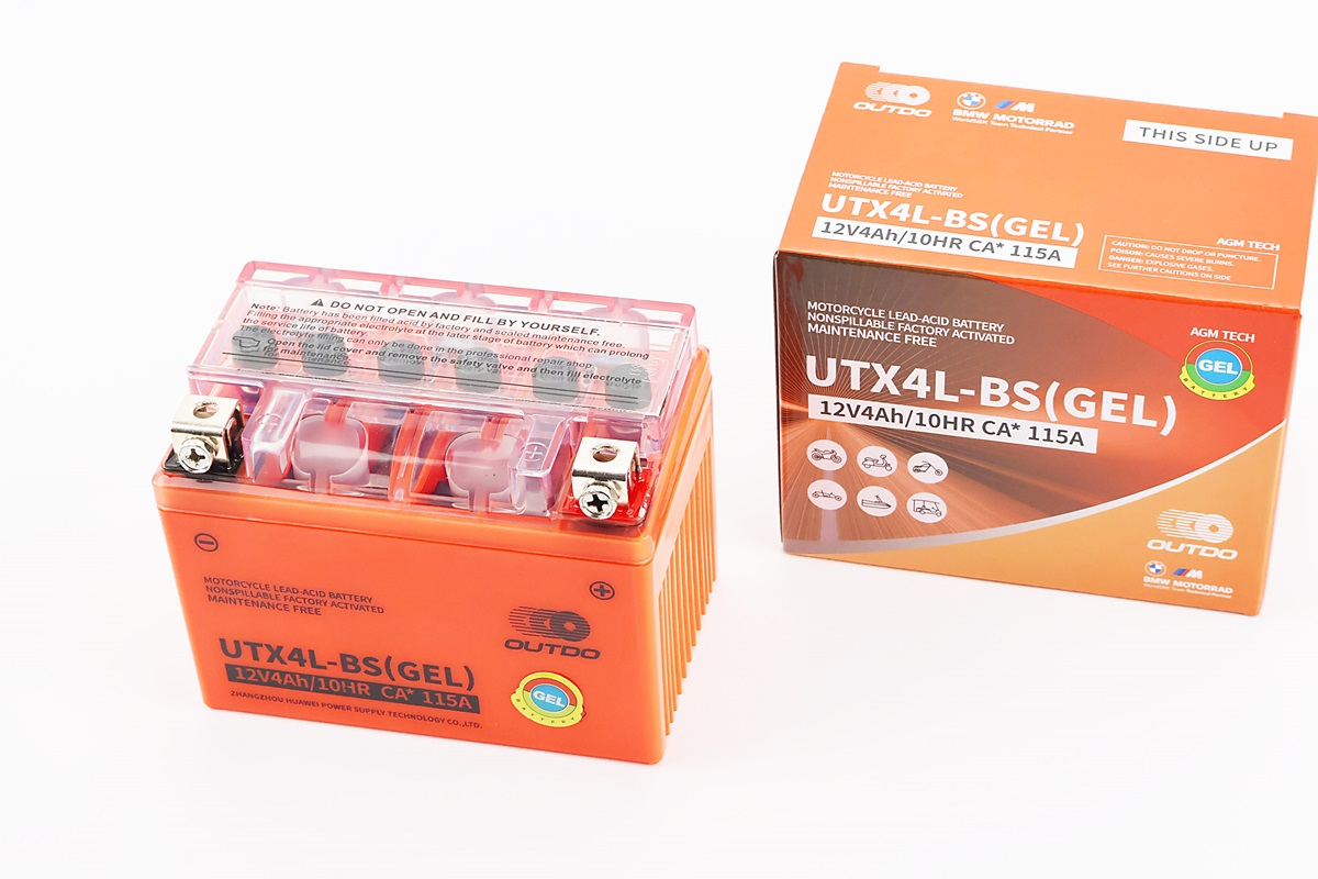Акумулятор 12V4Ah UTX4L-BS GEL (L113 * W70 * H85mm)