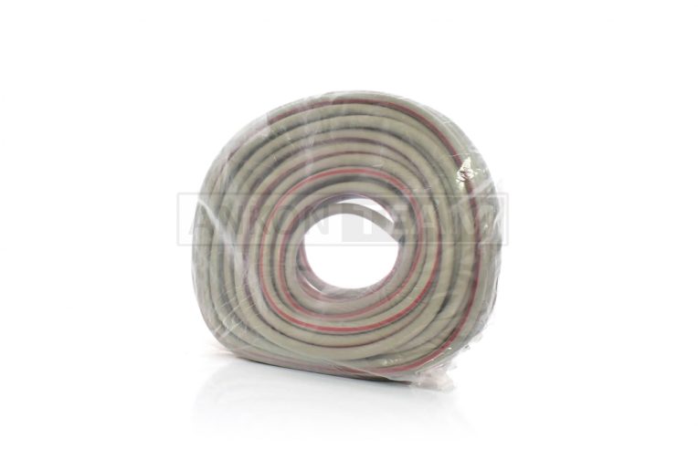 Паливний шланг 4mm, 1 метр, силіконовий (сірий, двошаровий посилений)