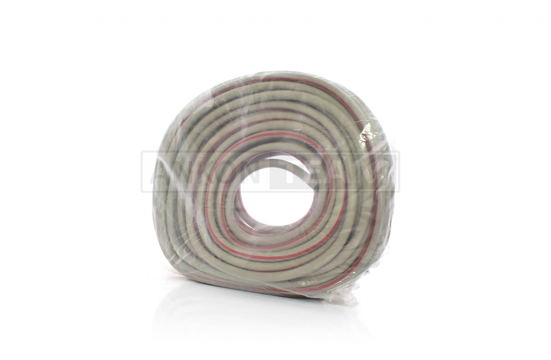 Паливний шланг 4mm, 1 метр, силіконовий (сірий, двошаровий посилений)