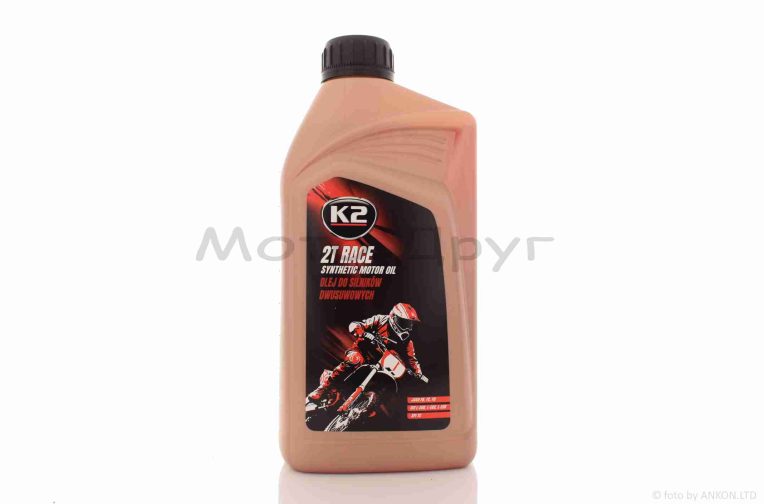 Масло моторное 2T, 1л, синтетика (RACE) “K2” ПОЛЬША