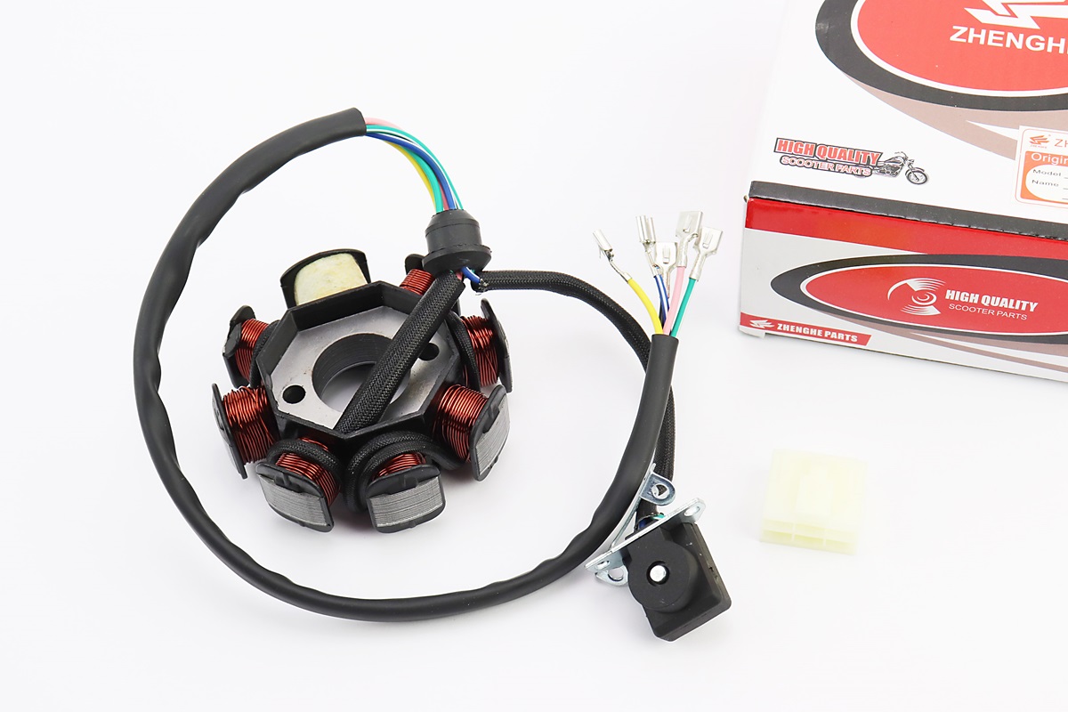 Статор магнето (генератора) ( 8 катушек "5 проводов")