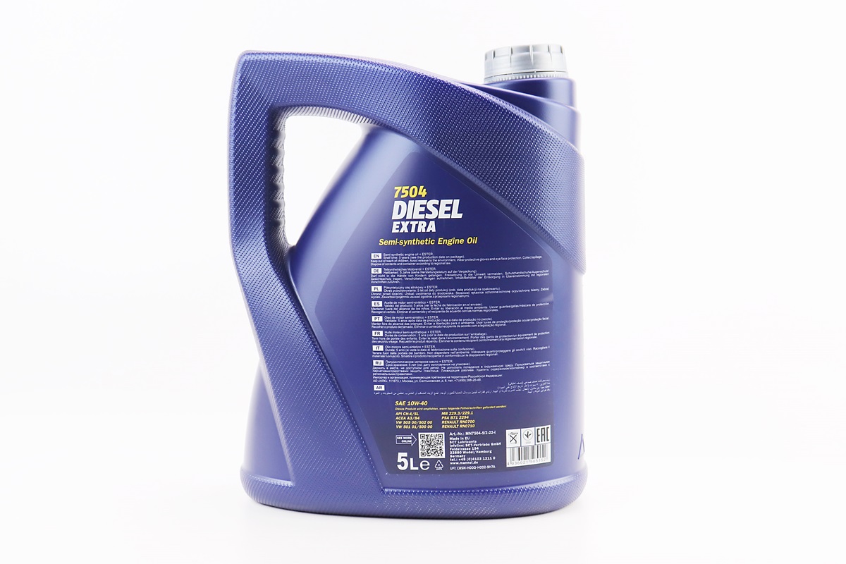 Масло 10W-40 - полусинтетическое дизельное "DIESEL EXTRA", 5L — изображение 2