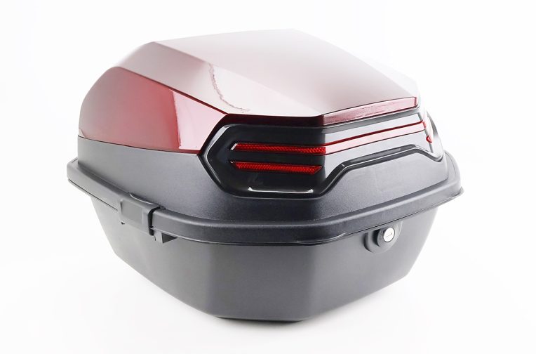 Кофр середній (пластмасовий) 410*410*290мм, бордовий