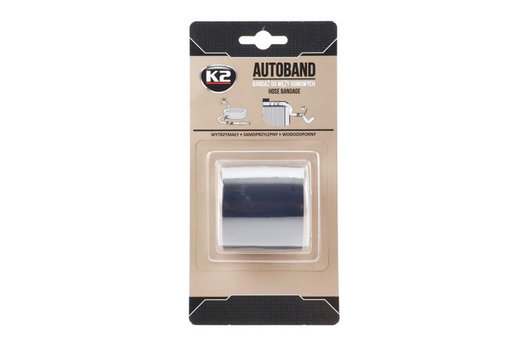 Стрічка клейка високотемпературна для ремонту гумових шлангів “Autoband” чорна 5см*3 м