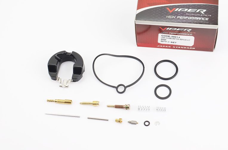 Ремонтный комплект карбюратора Honda DIO 50, 16 деталей+поплавок