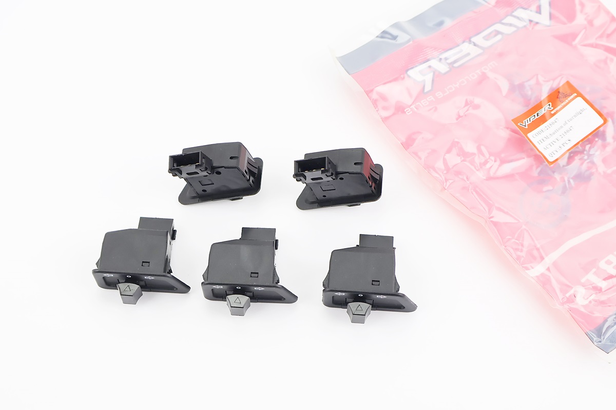 кнопка - поворотов (3 контакта) DIO/GY6, 5 шт.