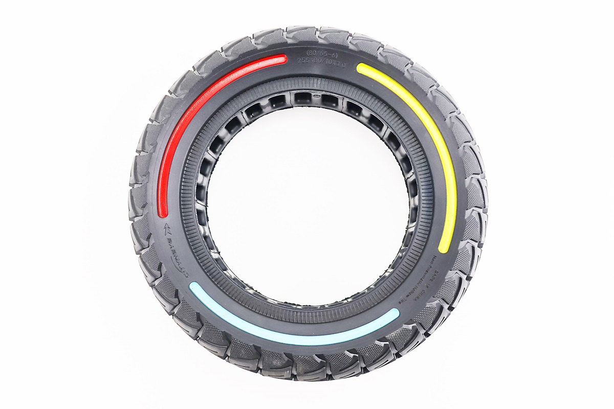 Шина з стільниками для амортизації на міні-сігвей/електросамокат 10"х3.0 (80/65-6) дорожня - Зображення 4