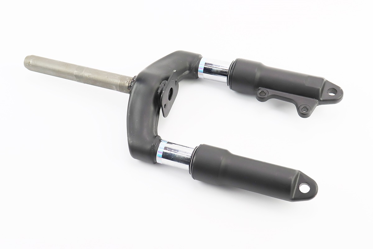 Вилка 10" амортизаційна, під Disk-brake, чорна Т4 (електросамокат) - Зображення 2