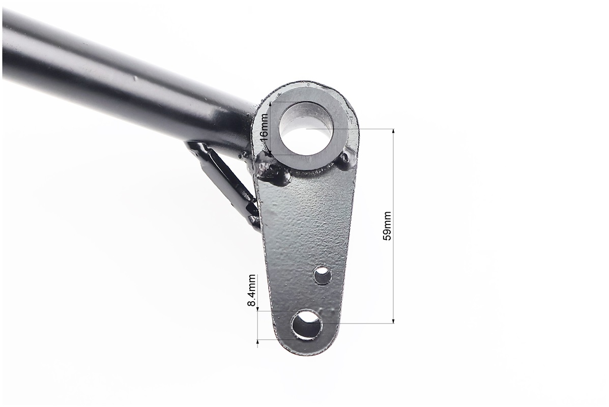 Педаль заднего тормоза в сборе с пружинами и крепежом TR-4 — изображение 3