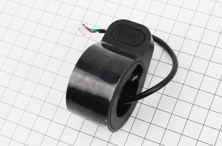 Ручка газа (акселератор), разъем “мама 3”, чёрная Xiaomi Mijia M365 (электросамокат)