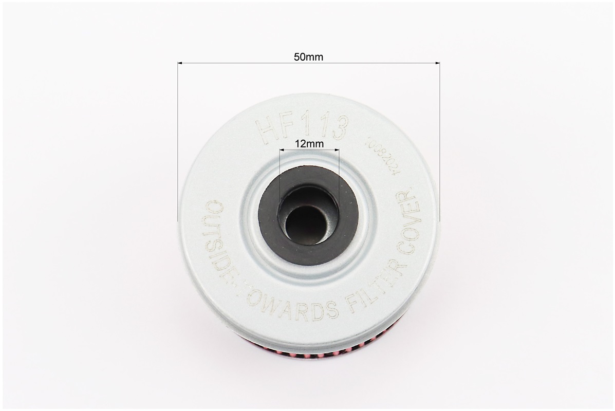 Фільтр-елемент масляний HF113 (50x38 мм) HONDA CBF 250/HONDA VT 125 C Shadow/HONDA XL 125 V Varadero, HONDA TRX 200/350/400/450 - Зображення 3