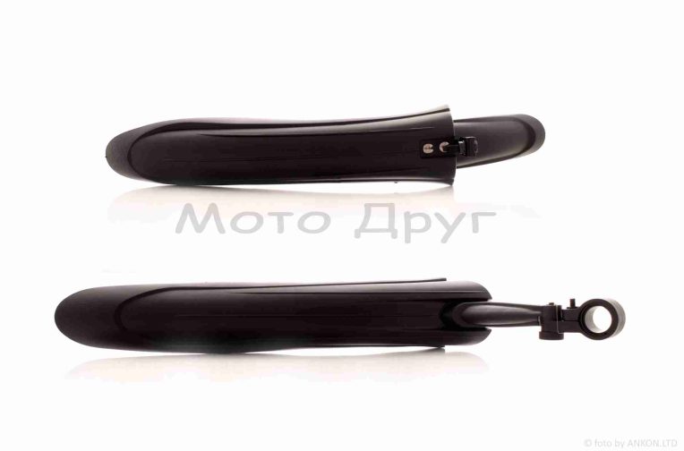 Крылья брызговики вело  пластмасс, черные  #HC-368/1