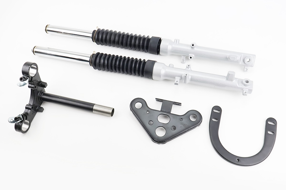 Вилка передня в зборі + траверси E-Delta