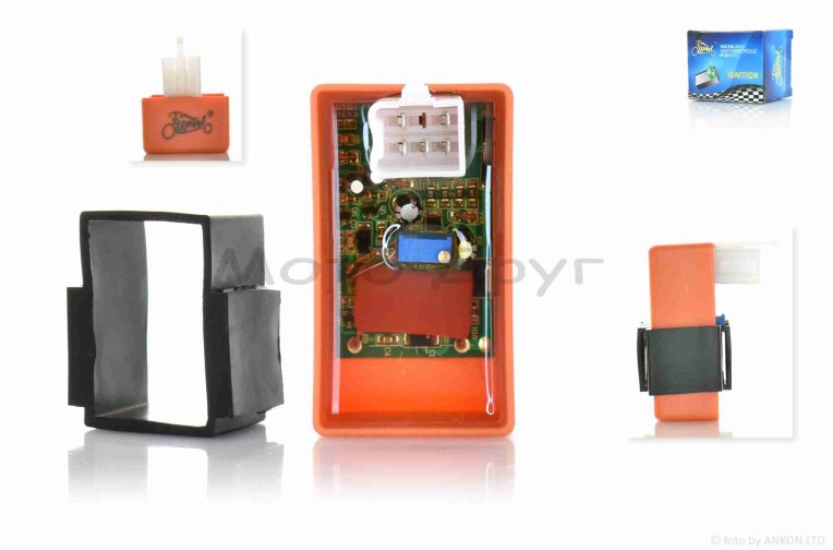 Комутатор  DIO AF27, Delta  регулювання випередження  “LIPAI”  (помаранчевий, прозорий)