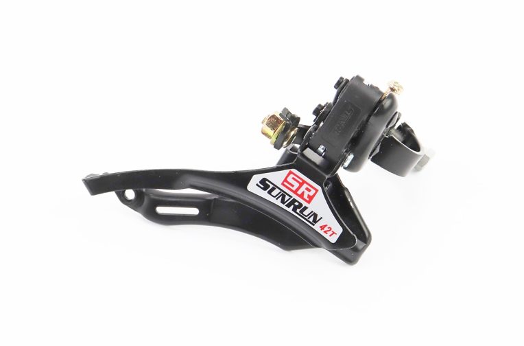 Перемикач ланцюга передній з верхньою тягою, кріпл. 28,6мм, під зірку 42Т, чорна FD-QD-35A