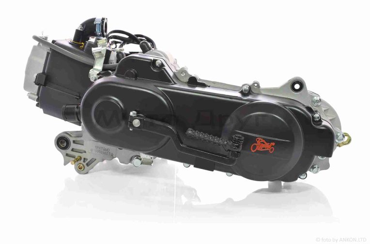 Двигатель  GY6 80cc  43cm, под один амортизатор, 110 колодка  “LIPAI”  (1P47QMD)