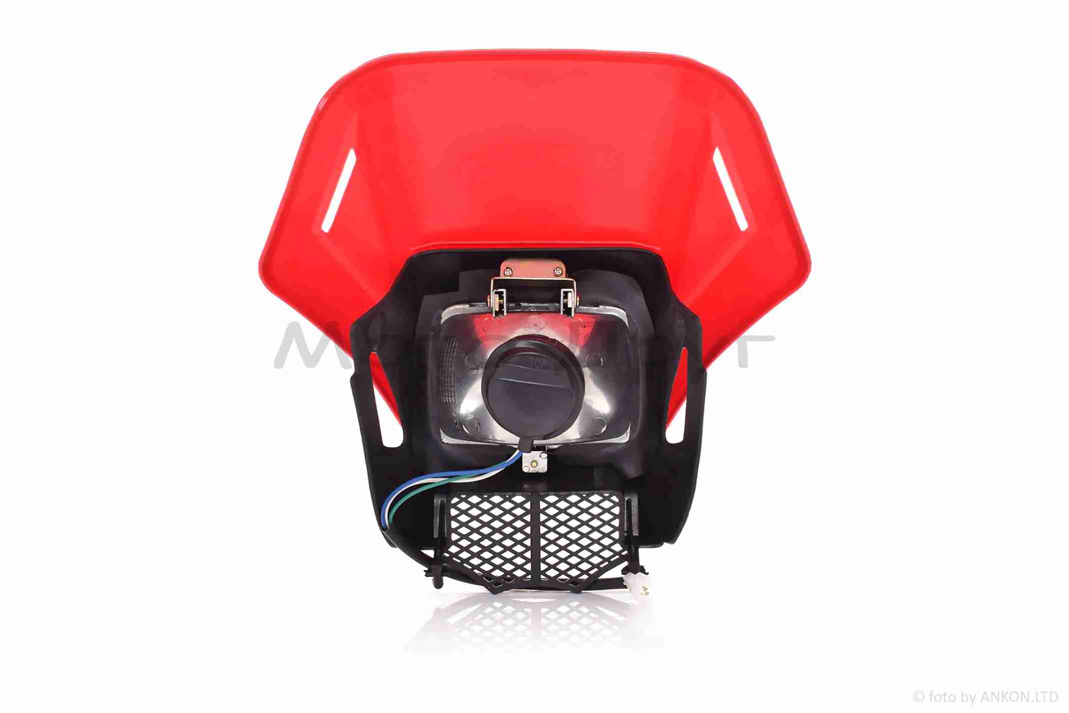 Обтічник з фарою GXT200 (GENESIS) червоний (35/35W) - Зображення 3