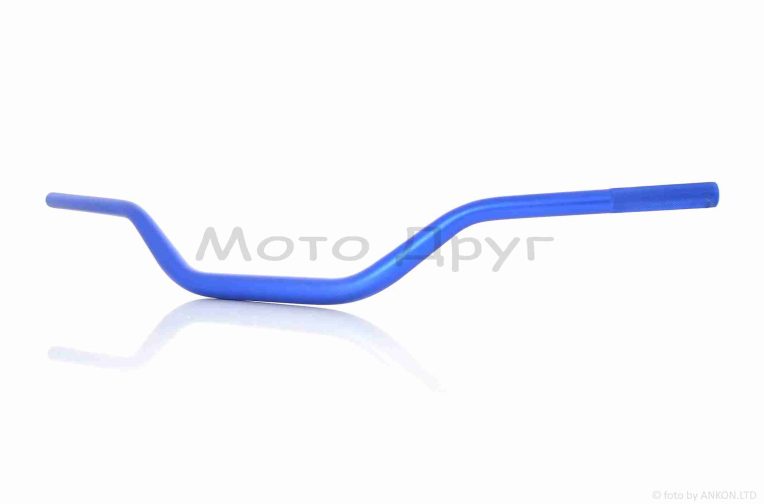 Руль мото d22-28-22 (синий)