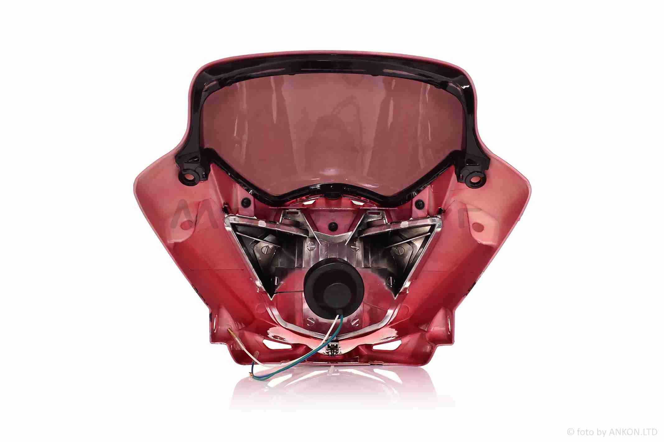 Обтічник з фарою HONDA CBF125 червоний - Зображення 2